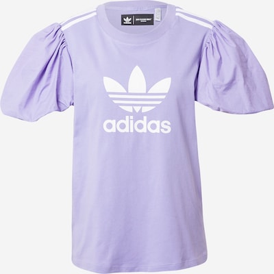 ADIDAS ORIGINALS T-shirt en lilas / blanc, Vue avec produit