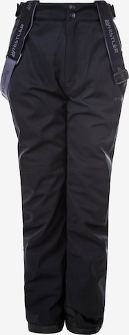 Whistler Regular Outdoorhose 'Gippslang Jr.' in Schwarz: Vorderseite