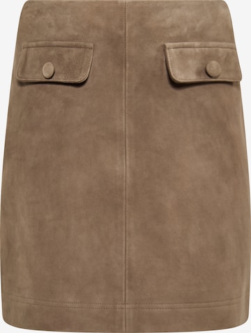Jupe DreiMaster Vintage en beige : devant