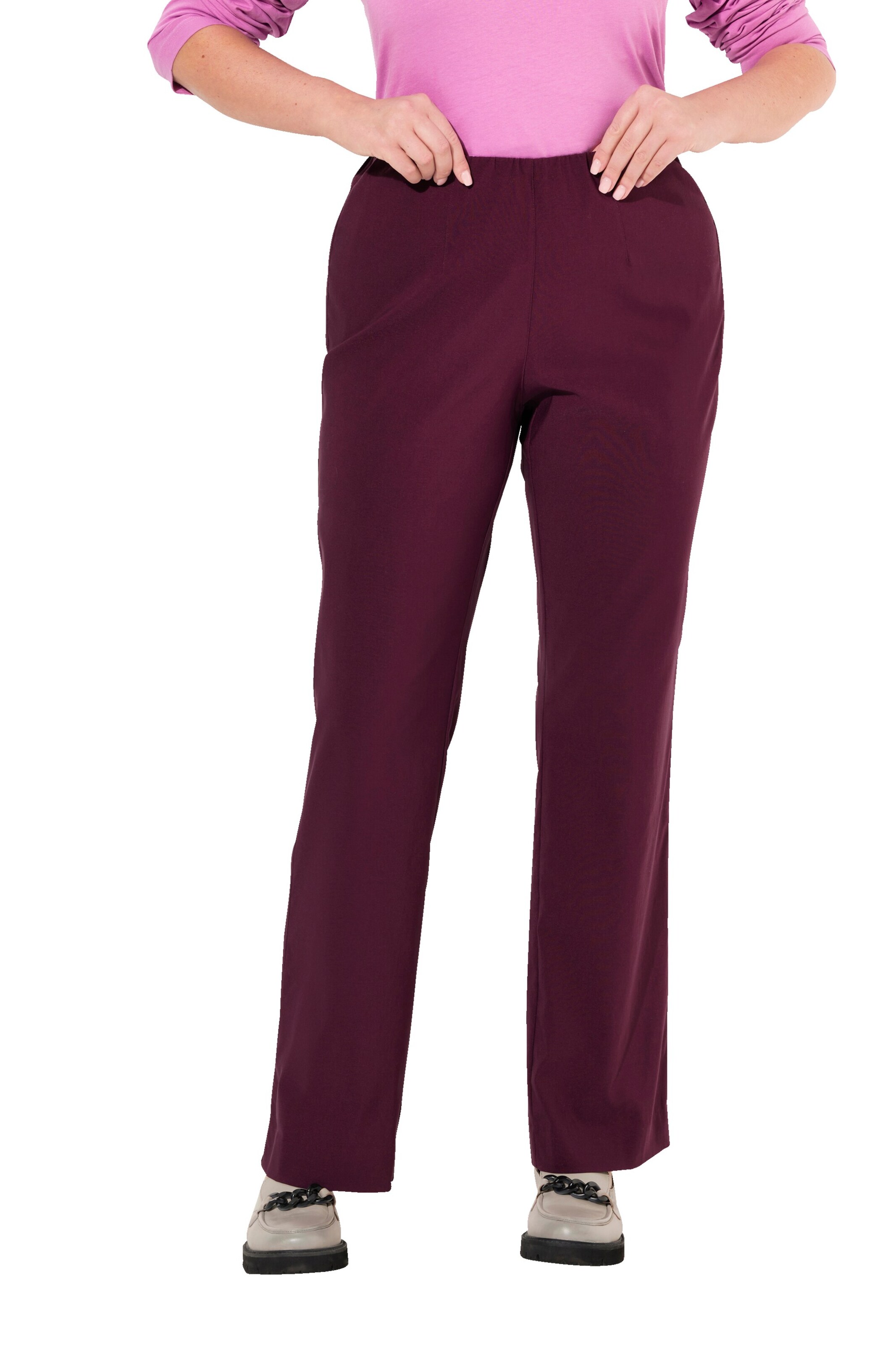 Ulla Popken Loose fit Pants in Purple: front
