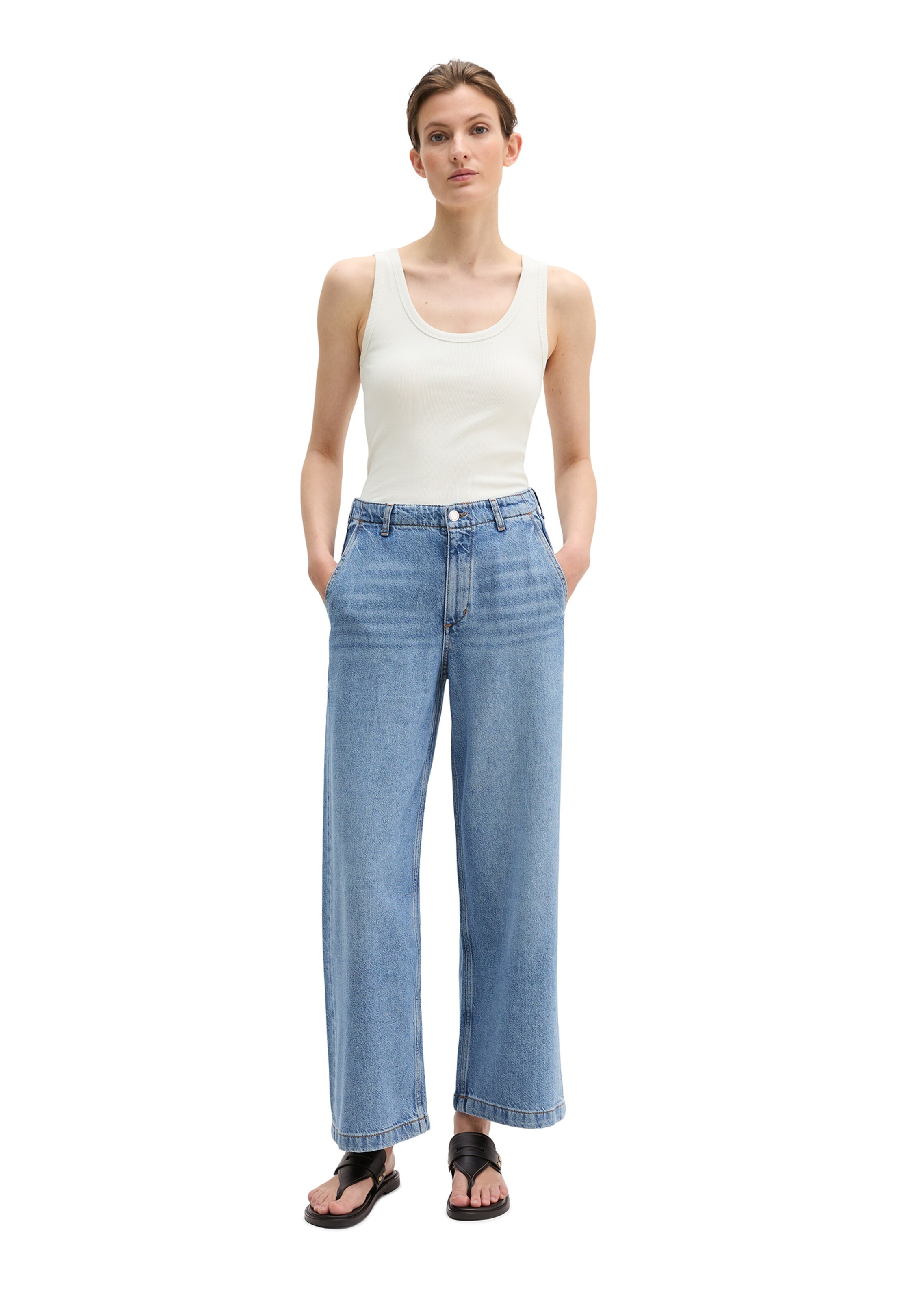 Marc O'Polo Loosefit Jeans 'Luma' in Blauw