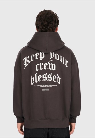 Sweat-shirt 'Bless' Dropsize en noir : devant
