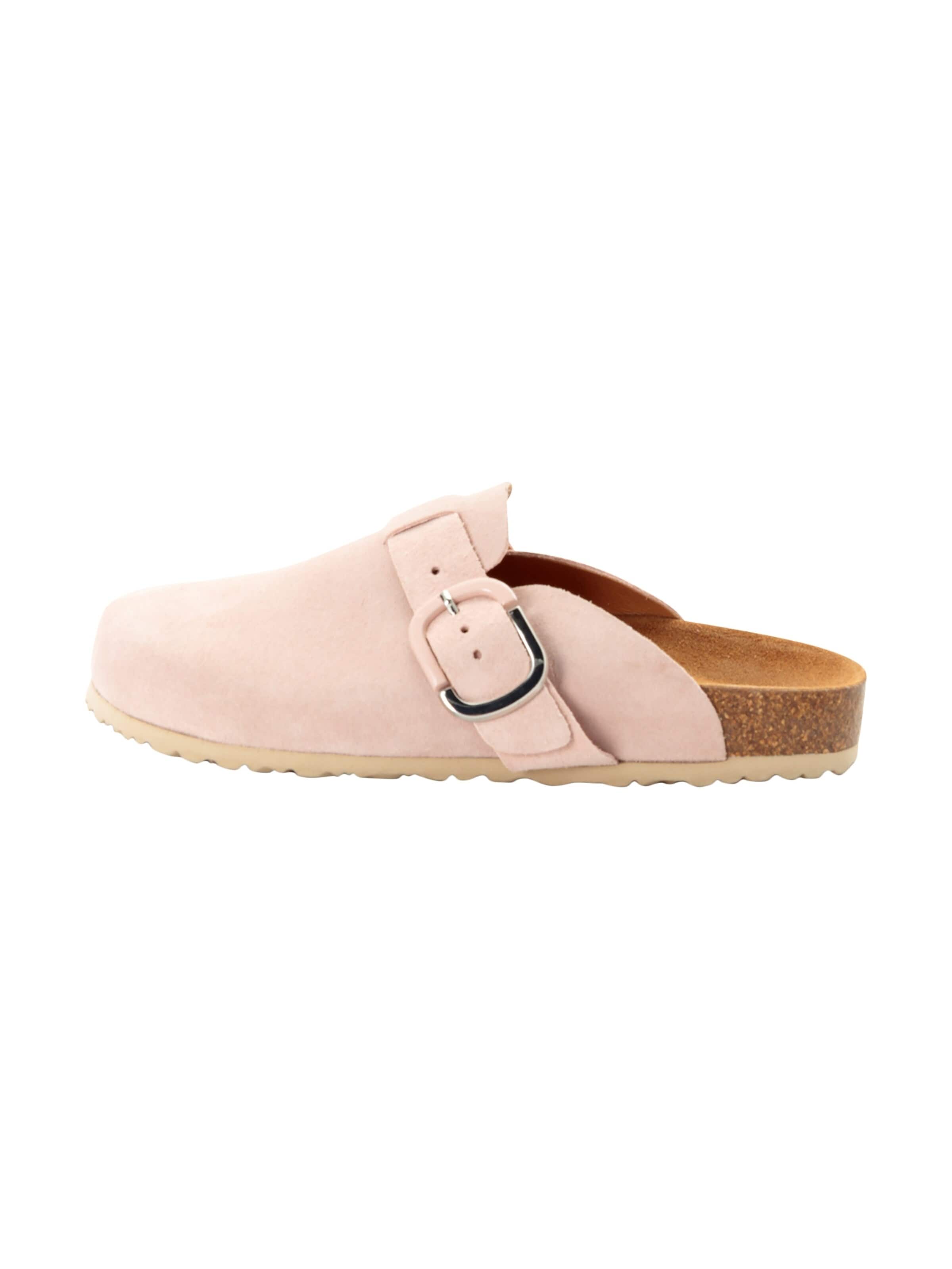 Tamaris - Zapatos abiertos 'Leder-Pantoletten' en rosa: frente
