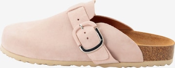 Tamaris - Zapatos abiertos 'Leder-Pantoletten' en rosa: frente