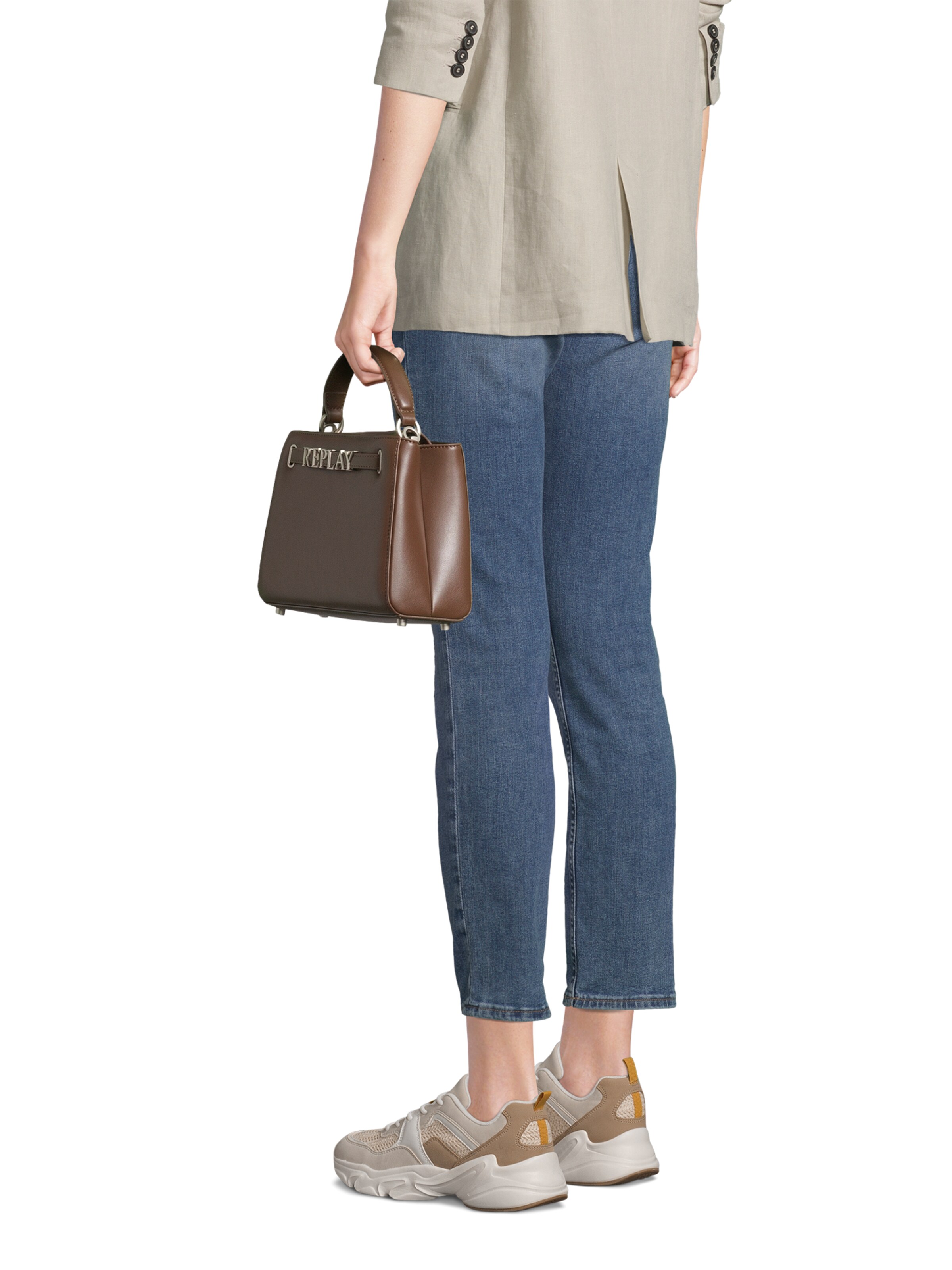 REPLAY Kabelka – hnědá