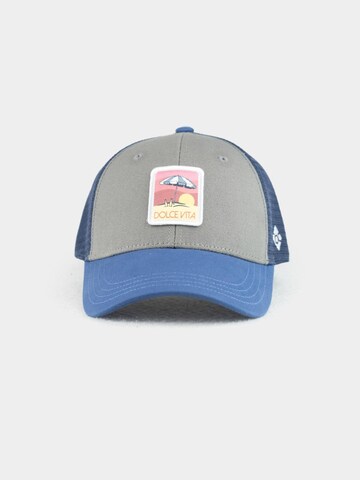 Bavarian Caps Cap 'Dolce Vita' in Grey: front