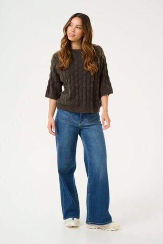 Kaffe Pullover in Braun