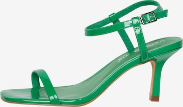 VERO MODA - Sandalias con hebilla 'Lya' en verde: frente