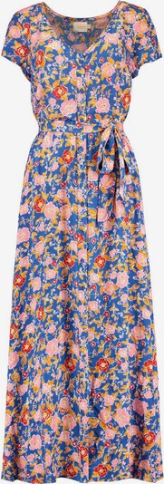Shiwi Kleid 'BRAZIL' in blau / karamell / altrosa / merlot / weiß, Produktansicht