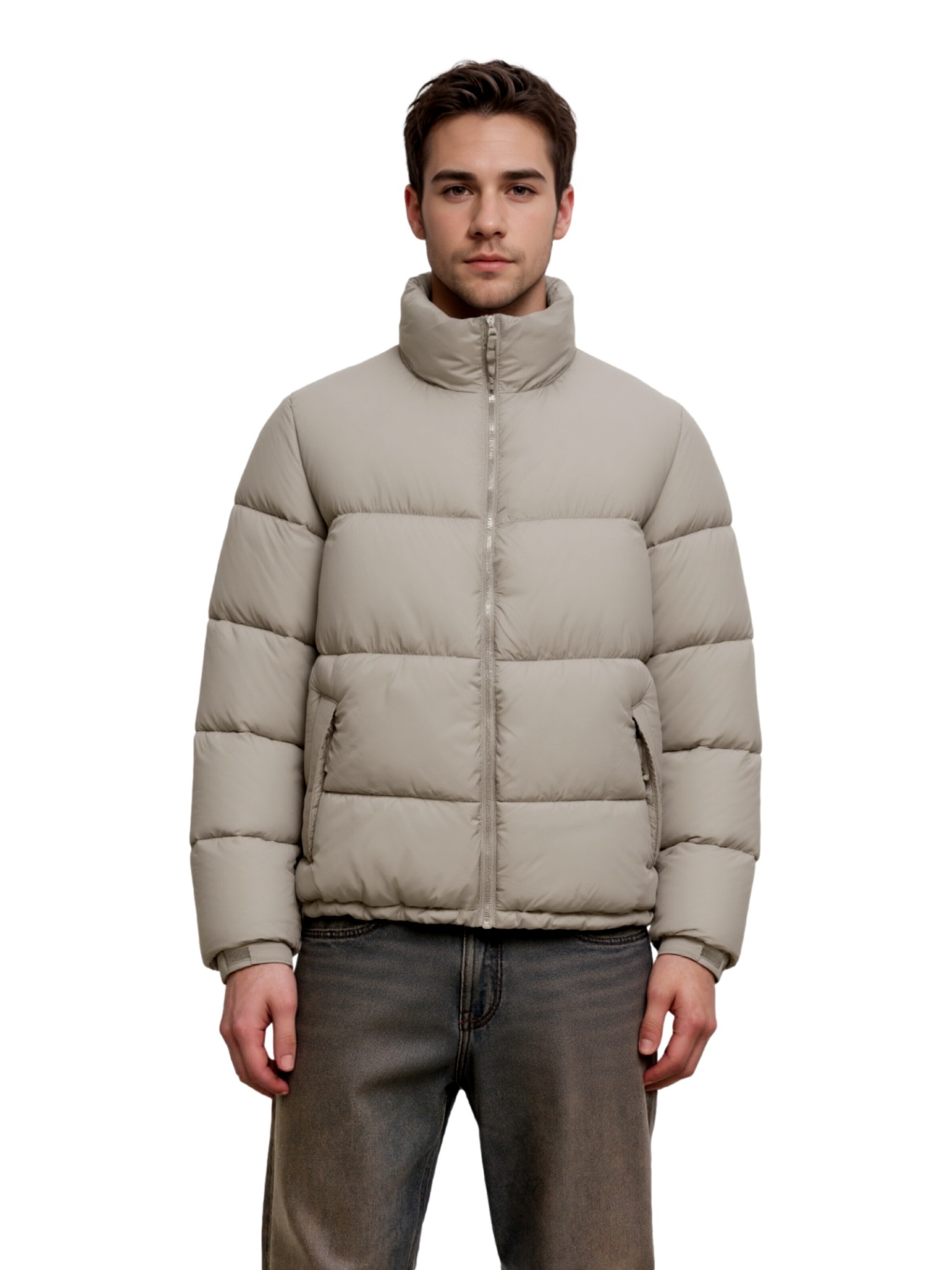 Only & Sons Winter jacket 'ONSMaverick' in Grey: front