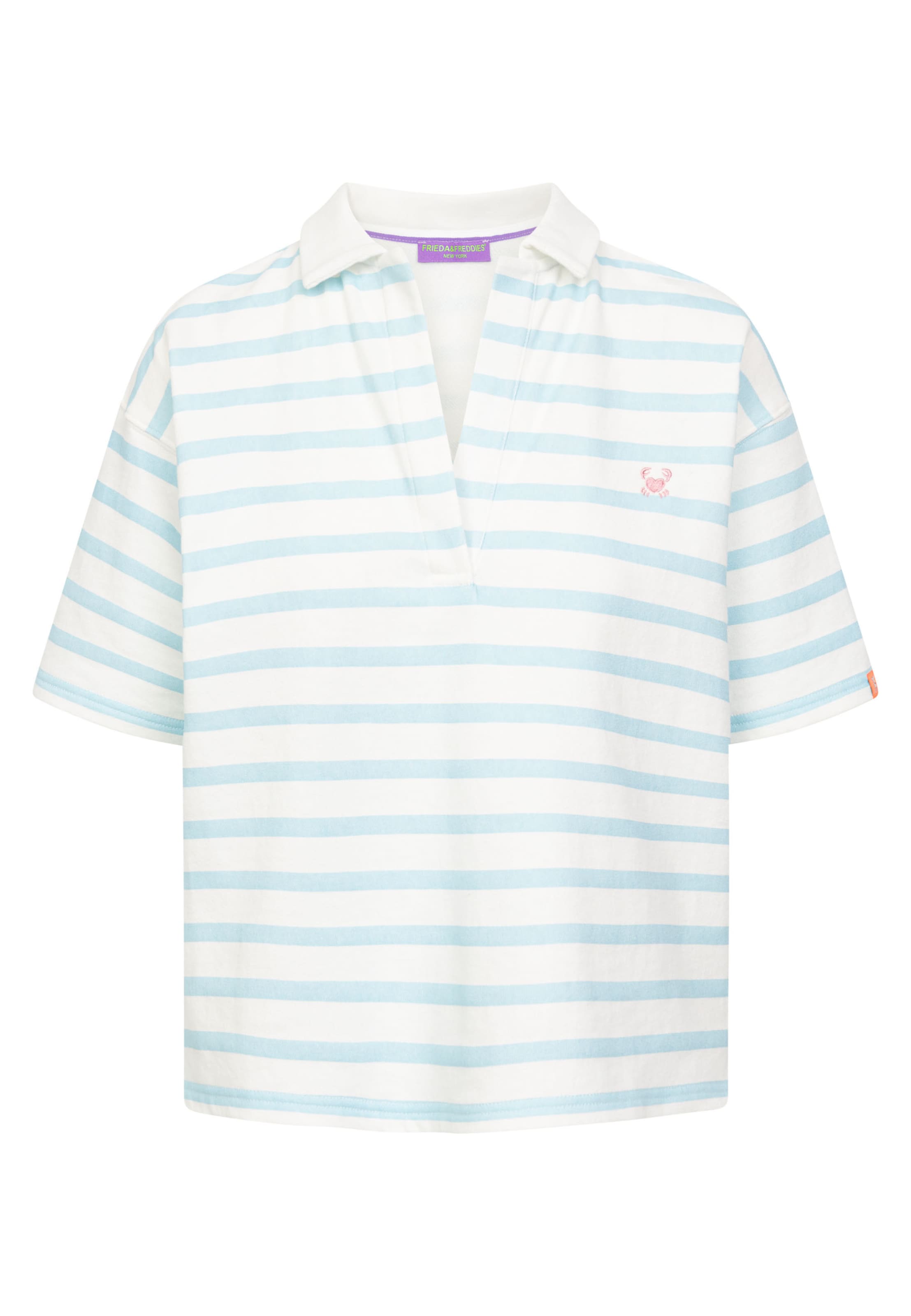 Frieda & Freddies NY Sweatshirt in XS in Light blue / White, Item view