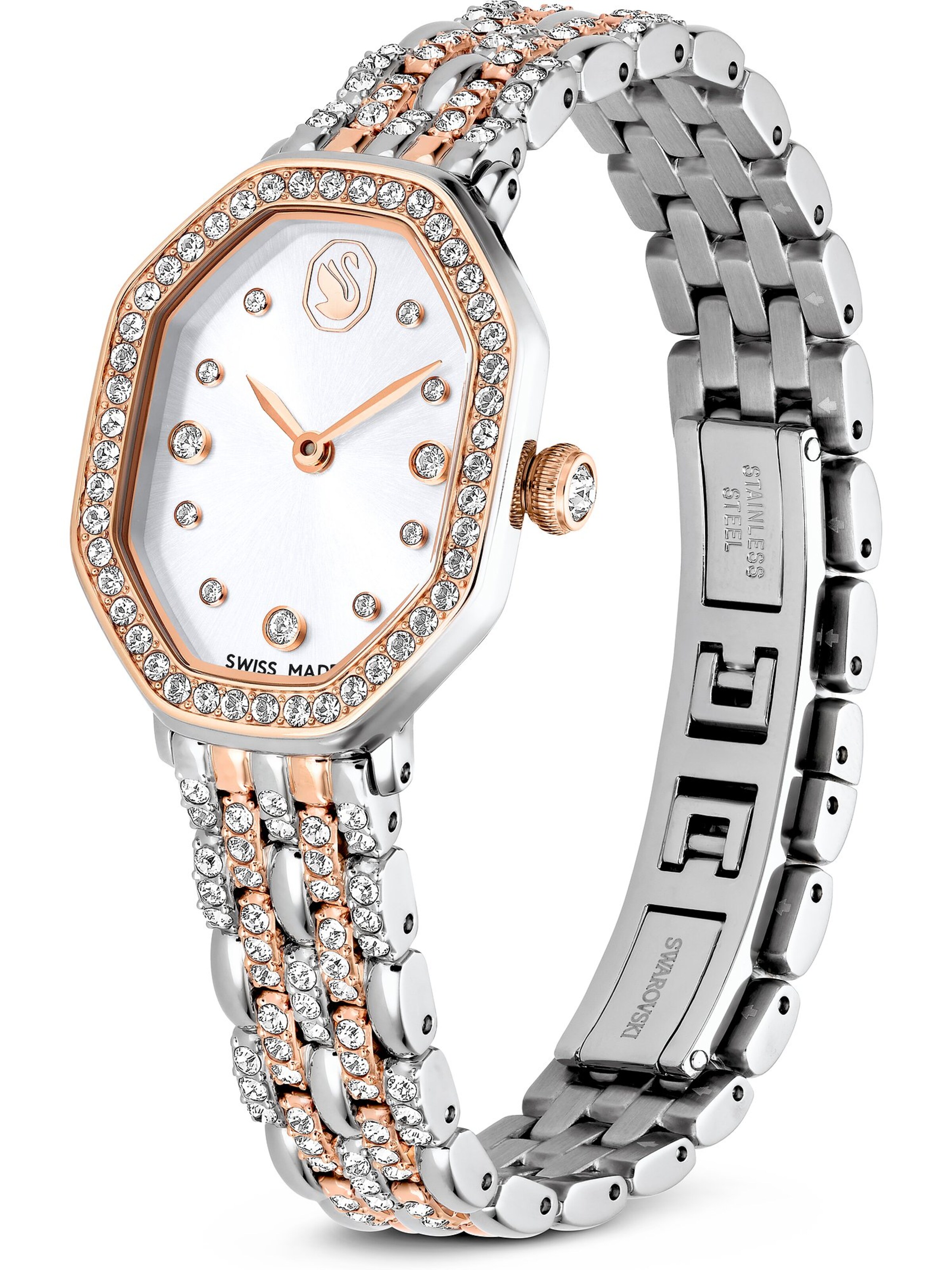 Swarovski Analoguhr in Pink