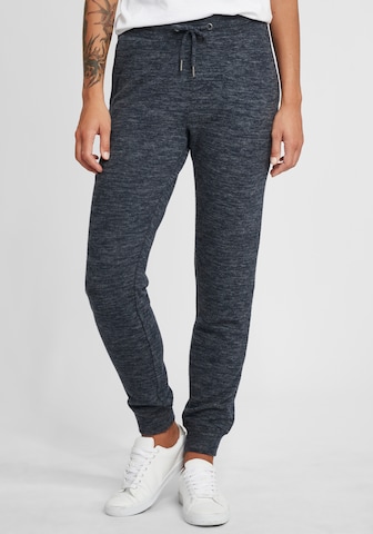 Oxmo Loose fit Pants 'BENITA' in Blue: front