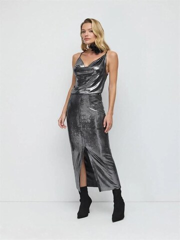No Matter What Top in Silber