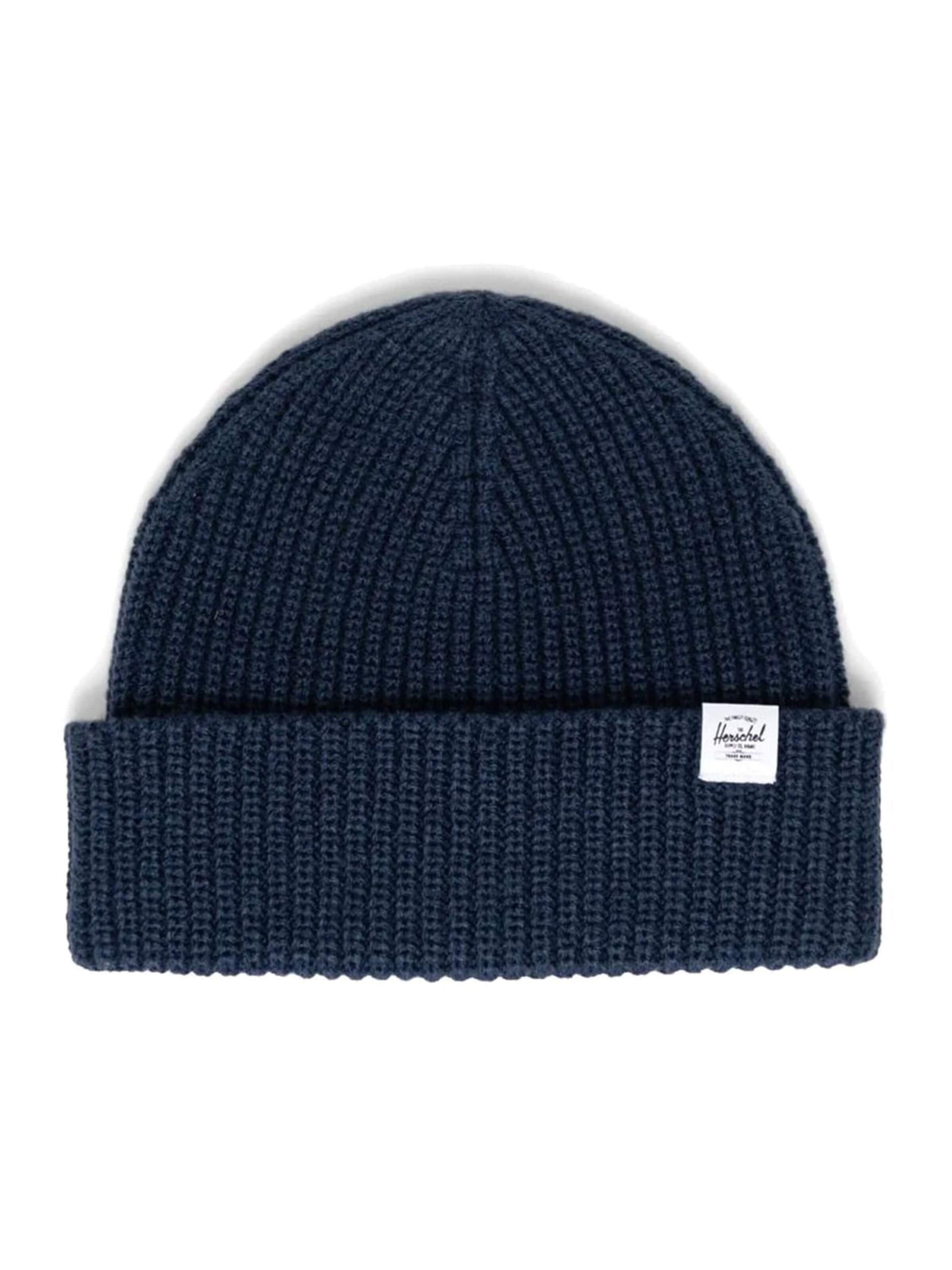 Herschel Hue 'Watch Cap Beanie Black Iris' i blå: forside
