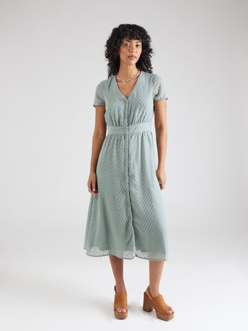 VILA Shirt dress 'VIMICHELLE' in Green: front