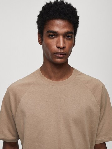 Tricou 'Circo' de la MANGO MAN pe bej