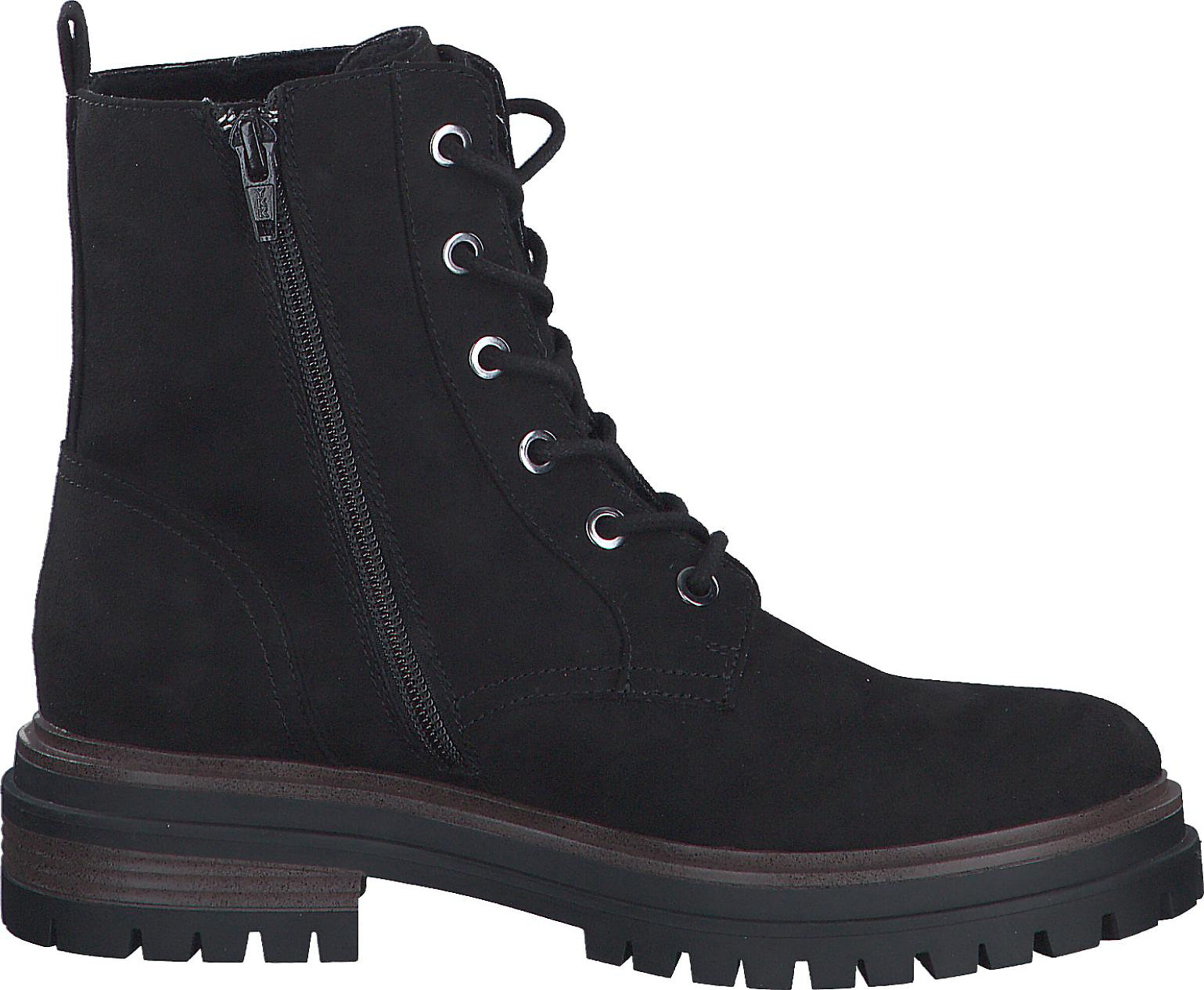 s.Oliver Lace-up bootie in Black