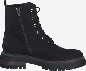 s.Oliver Lace-Up Ankle Boots in Black