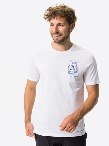 VAUDE T-Shirt 'Spirit' in Weiß: predná strana