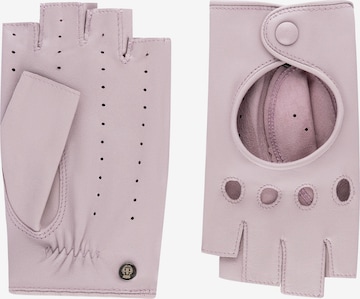 Guanti con dita corte 'FLORENZ AUTOFAHRER' di Roeckl in lilla: frontale