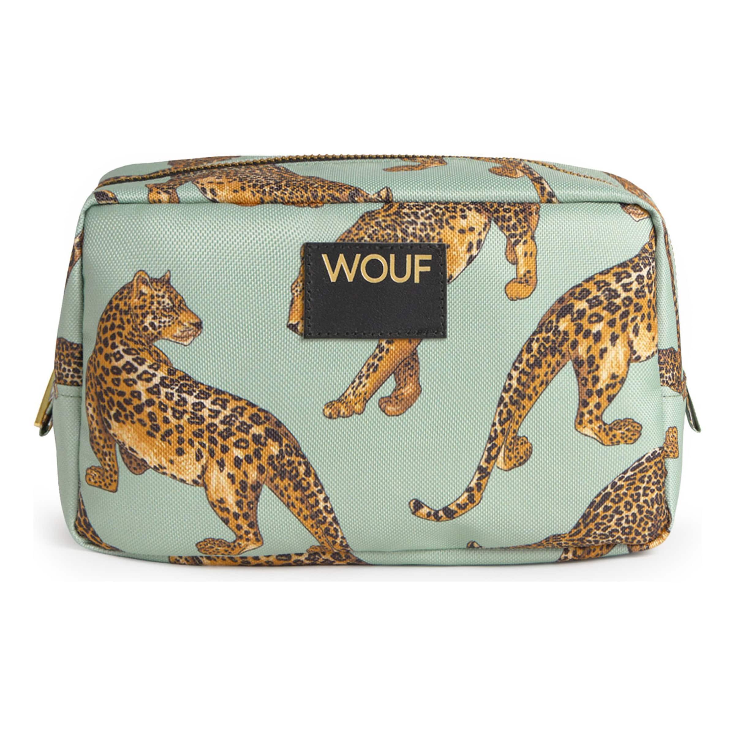 Wouf Toiletry Bag in Green: front