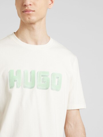HUGO - Camisa 'Daqerio' em branco
