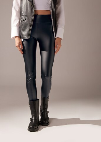 CALZEDONIA Skinny Leggings in Black