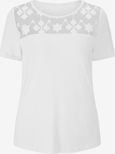 heine T-shirt en blanc cassé, Vue avec produit