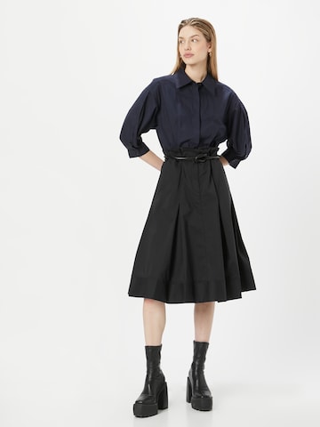 3.1 Phillip Lim Shirt dress 'ORIGAMI' in Black: front