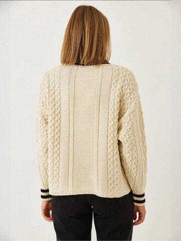 Bianco Lucci Pullover in Beige
