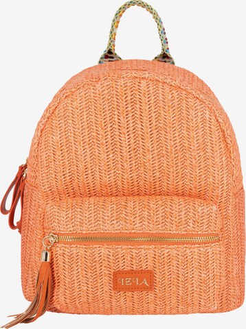 IZIA Backpack in Orange: front