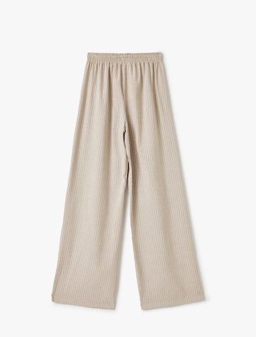 Koton Wide leg Broek in Bruin
