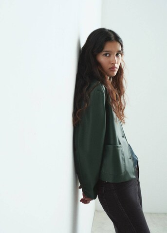 MANGO TEEN Between-Season Jacket in Green