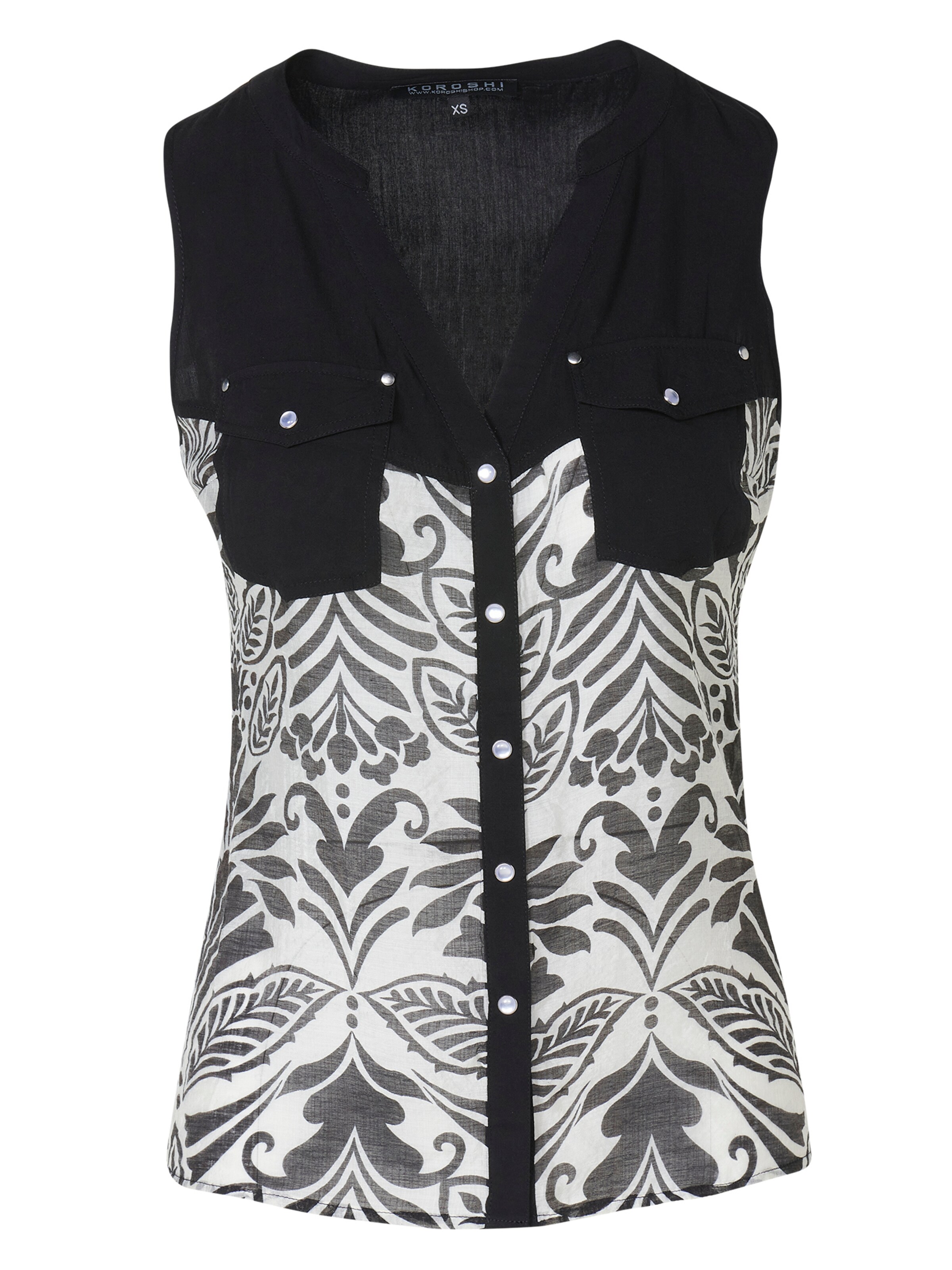 KOROSHI Blúzka - Zmiešané farby: predná strana