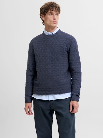 JACK & JONES Trui 'Simon' in Blauw: voorkant