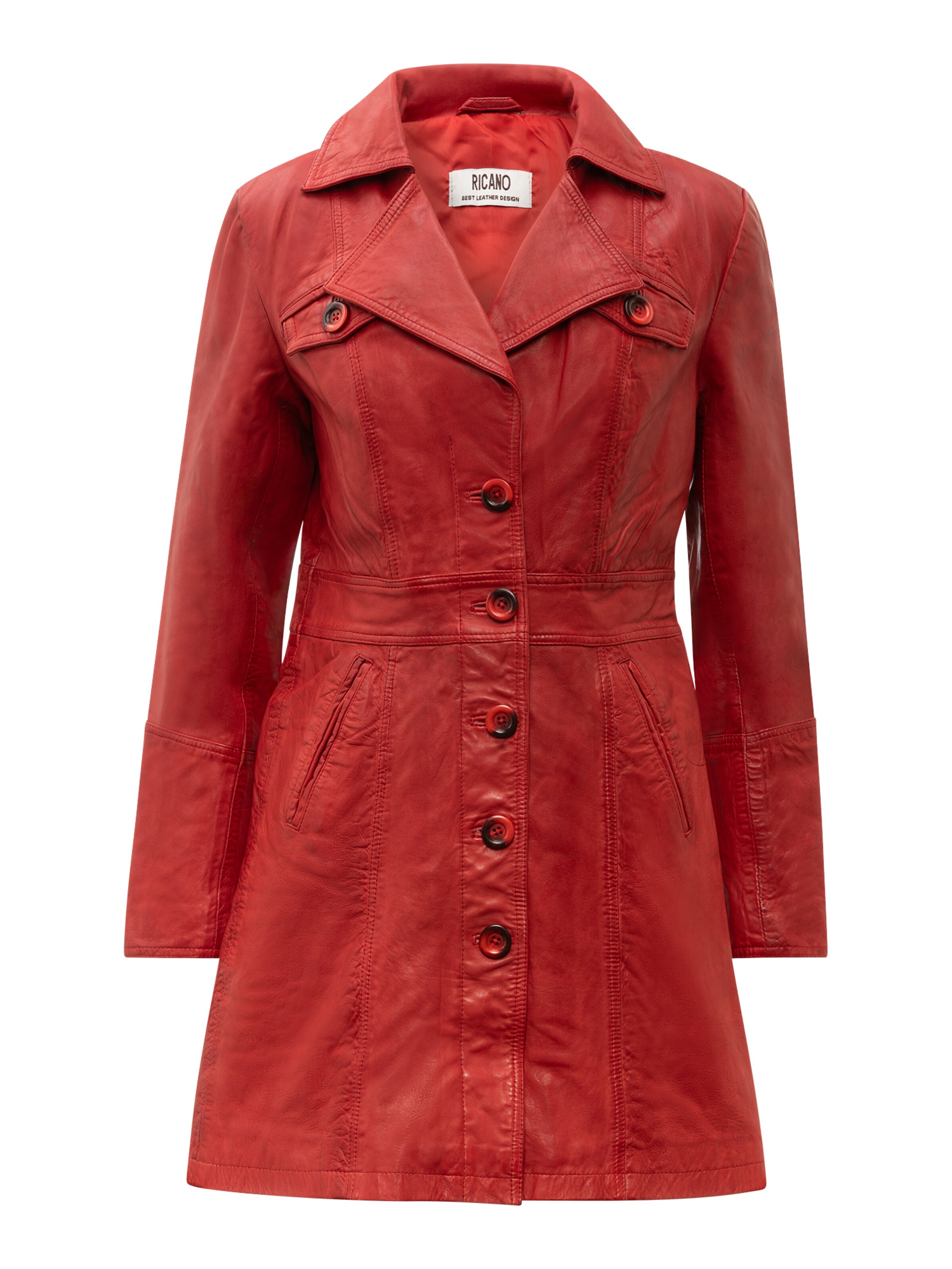 Cappotto di mezza stagione di RICANO in rosso: frontale