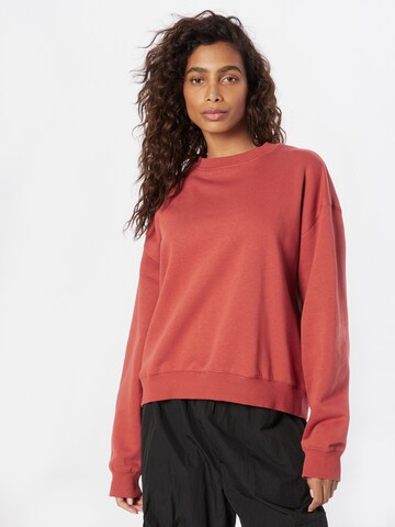 WEEKDAY Sweatshirt 'Essence Standard' in Orange: front