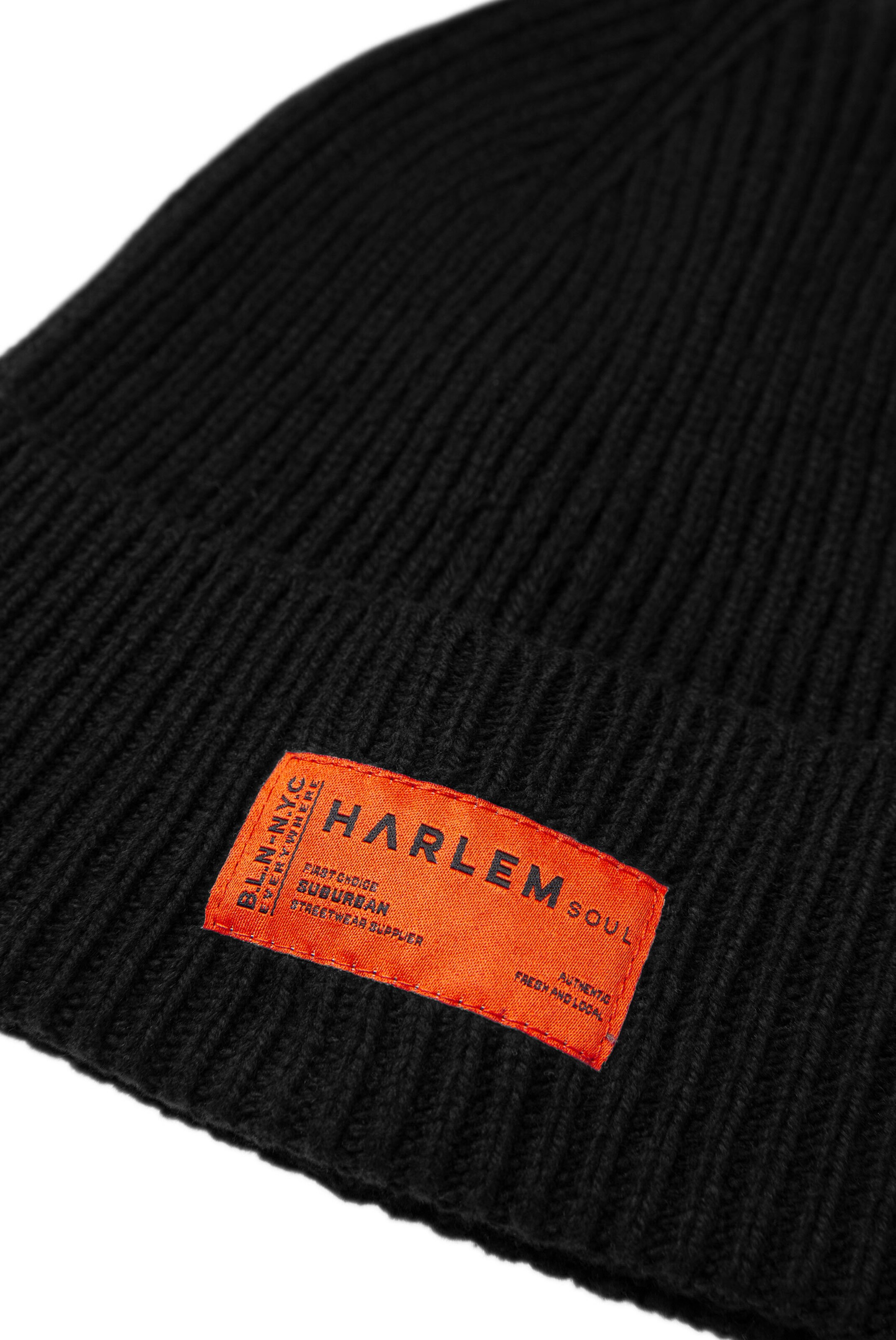 Harlem Soul Beanie in Black