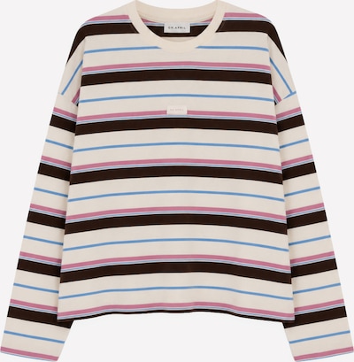 OH APRIL Shirt in L in Cream / Cobalt blue / Black, Item view