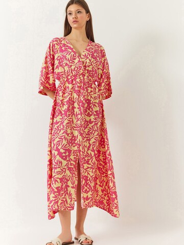 Bianco Lucci Summer dress in Pink: front