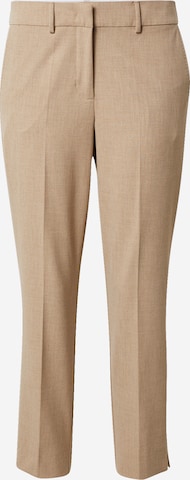 Marella - regular Pantalón de pinzas 'TEHERAN' en marrón: frente