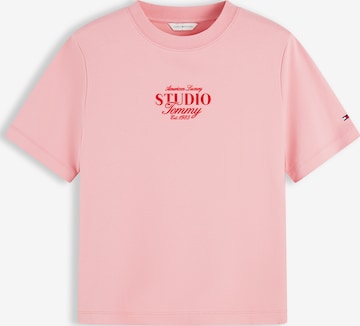 T-shirt 'STUDIO' TOMMY HILFIGER en rose : devant