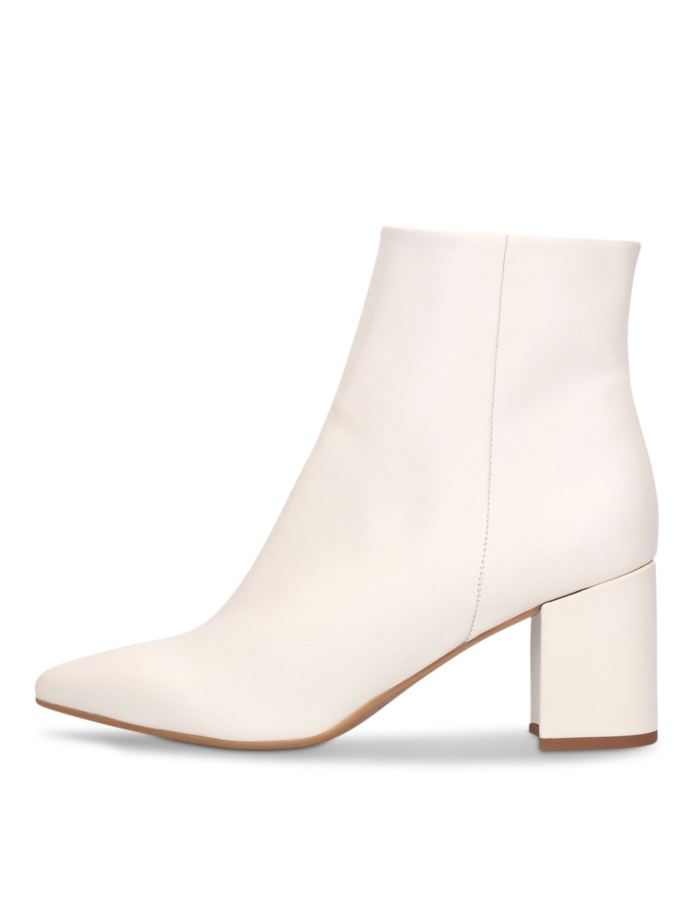 MANFIELD Stiefelette in Weiß