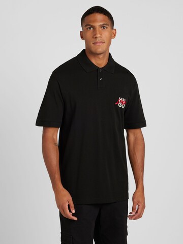 HUGO - Camiseta 'Dalog' en negro: frente