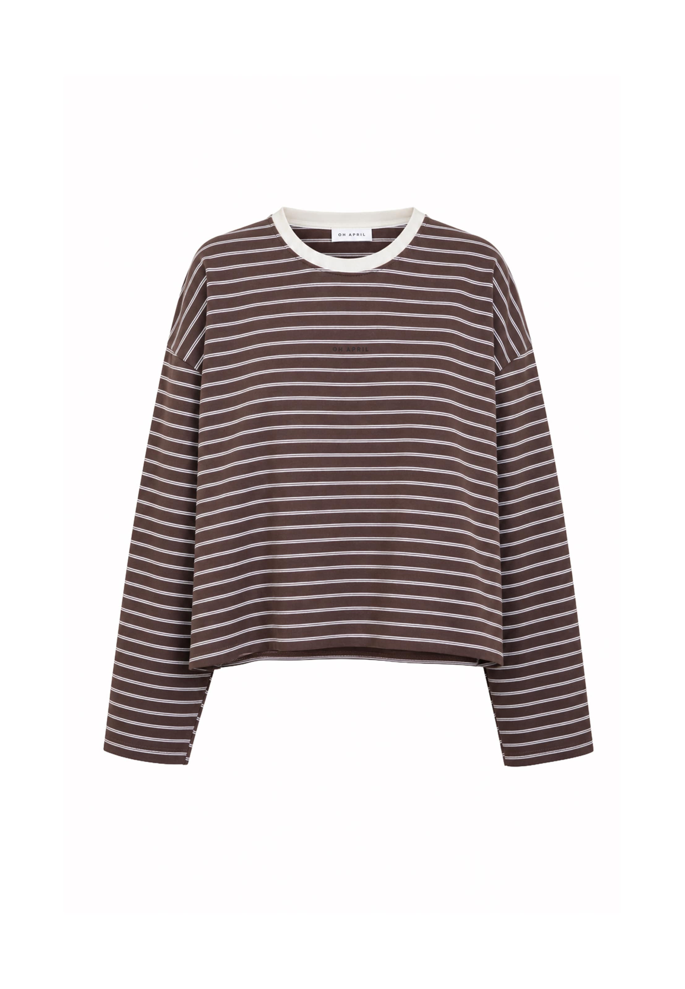 OH APRIL Shirt in Bruin: voorkant