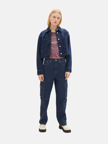TOM TAILOR DENIM T-Shirt in Lila