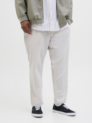 JACK & JONES Loose fit Trousers in Grey: front