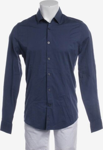 Calvin Klein Button Up Shirt in S in Blue: front