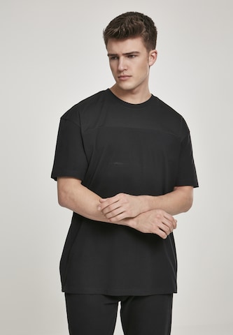 Urban Classics Shirt in Zwart: voorkant